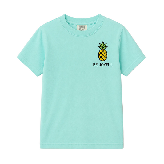 Be Joyful Embroidered Youth Tee